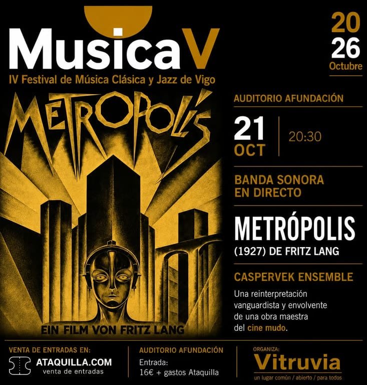 MusicaV 2026: IV Festival Internacional de Música Clásica y Jazz - METRÓPOLIS