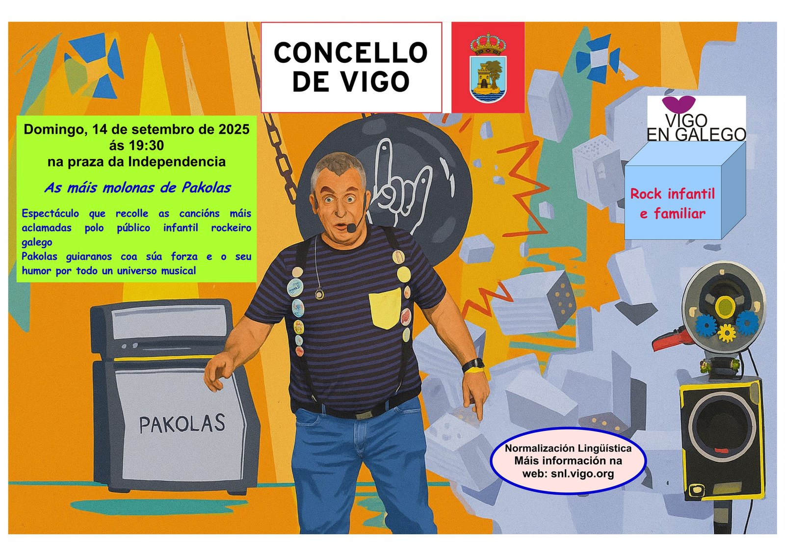 Concerto de Pakolas na praza da Independencia Concerto de Pakolas na praza da Independencia