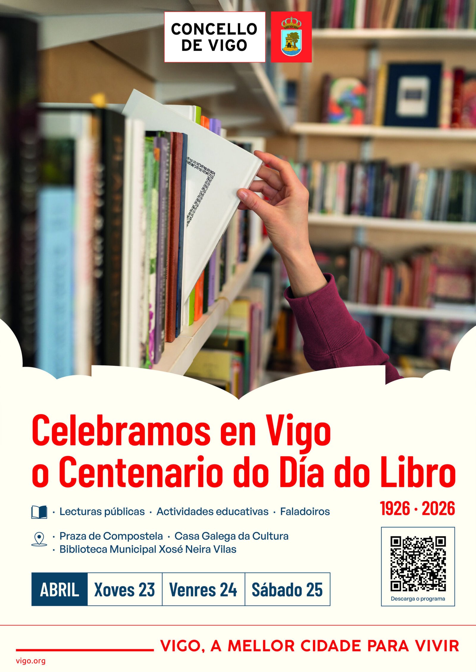 Celebración do Día do Libro 2026