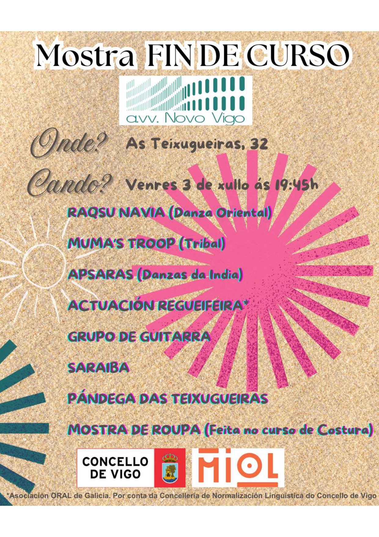 Actuación regueifeira en Navia