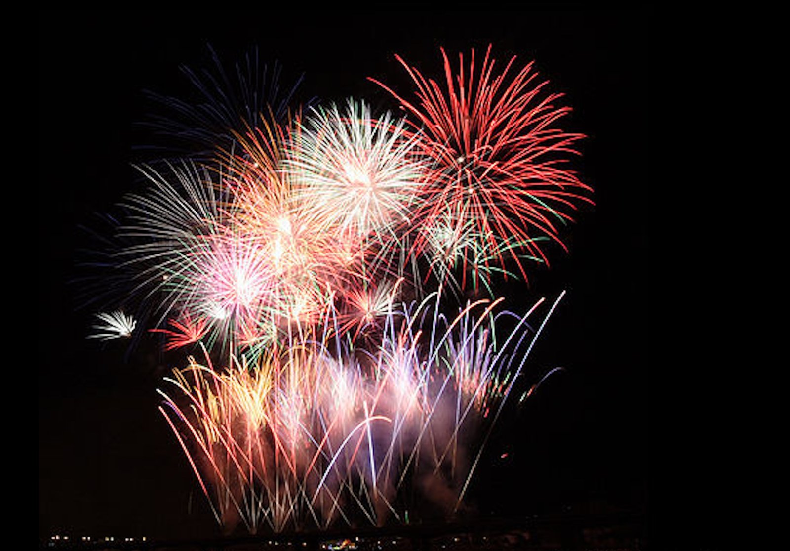 Festival pirotécnico de fogos artificiais de Bouzas